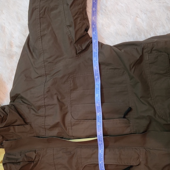 Columbia Convert jacket in olive green, detachable fur hood - Picture 13 of 14